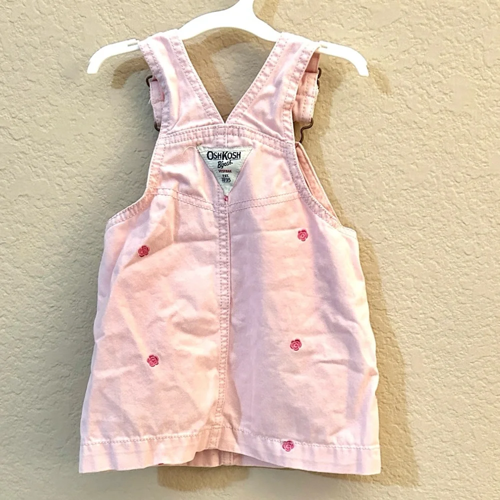 OshKosh B'gosh Light Pink Overalls Dress